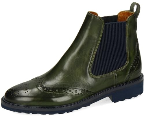 Melvin & Hamilton Women's Selina 29 Chelsea Boot, Green, 7 UK