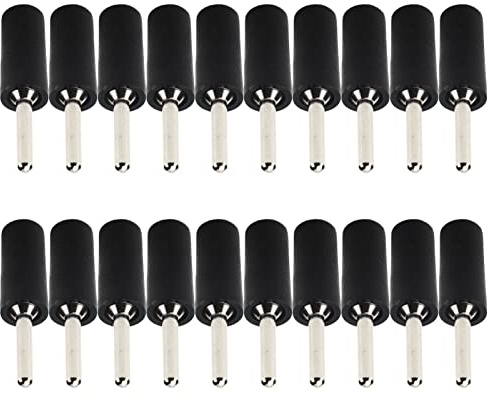 TOPINCN Paquete de 20 Conectores Banana de 2 Mm, Macho Resistente Al Agua, Latón Niquelado para Aplicaciones Eléctricas Seguras, Conector Banana de Clavija Recta para una Fácil Conexión