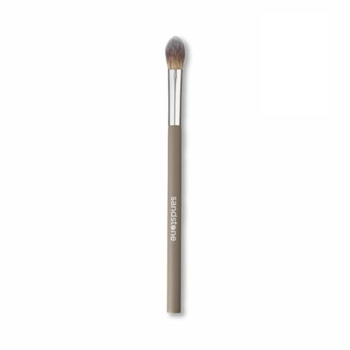 Sandstone Scandinavia Highlighter Makeupborste – Precisionborste för Makeup och Strålande Glow – Ulramjuka Veganska Strån – Cruelty-Free – för alla hudtyper