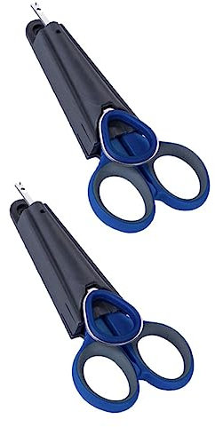 BESPORTBLE 2juegos Tijeras De Pesca Unidades Acero Inoxidable Para Pescar Barco Dientes De Antideslizantes Ambidiestro Multifuncional