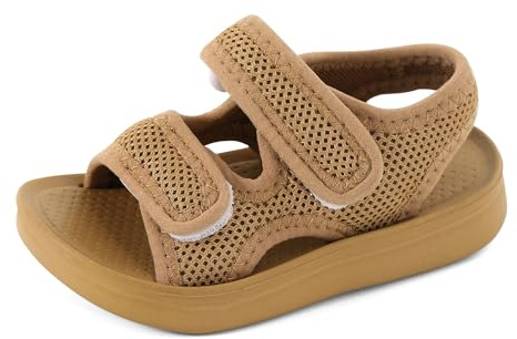 MK MATT KEELY Unisex Kids Summer Sandals Baby Anti-Slip Open Toe Adjustable Walking Shoes for Boys Girls