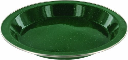 Highlander Deluxe Emaille-Teller, Waldgrün