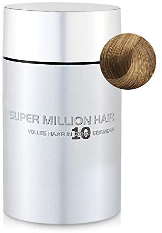 Super Million Hair Haar Fasern und Schütthaar, hochwertiges Streuhaar zur Haarverdichtung, 25 g, Wheat-Blond (7)