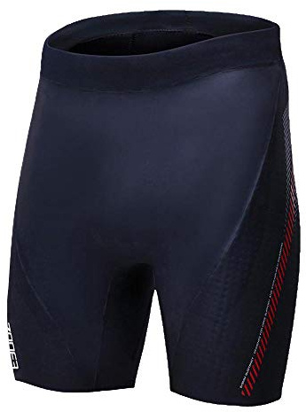 ZONE3 Neoprene Buoyancy Shorts 'Premium' Aerodome Elite 5/3mm (Black/Red, XX-Large)