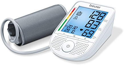 Beurer BM-49 – Arm Blood Pressure Monitor with Voice, White