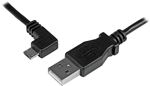 Startech.com Micro-USB Charge-and-Sync Cable M/M - Left-Angle Micro-USB - 30/24 AWG - 1 m (3 ft.)