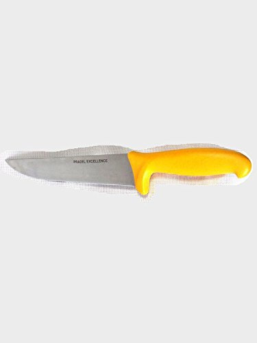 COUTEAU PRADEL MANCHE JAUNE DE BOUCHER LAME 21 CM REF /211652