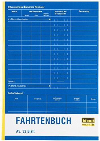 Idena Fahrtenbuch A5 (3er Pack)