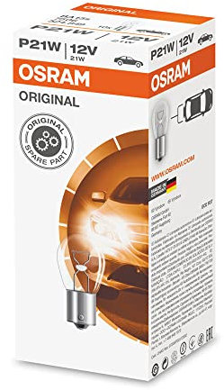 Osram P21W 21 Watt 12 Volt BA15s 7506 Werkstattpackung (10 Stück) KFZ Lampe