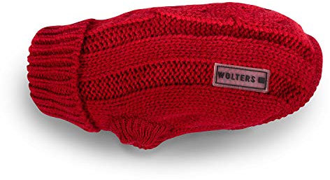 Wolters | Zopf-Strickpullover - rot | Rückenlänge 30 cm