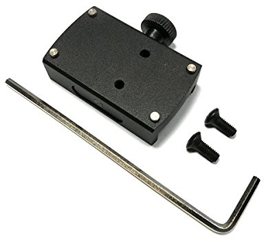 VECTOR OPTICS Adaptateur 19-22 mm Plaque de montage sur rail Picatinny Rail/Weaver pour DOCTER Sight C/II/III, Vector Sphinx, Meopta Meosight