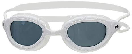 Zoggs Schwimmbrille Predator, White/Smoke, Einheitsgröße, Weißer/Rauch