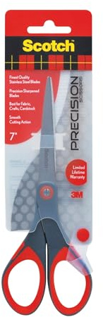 Scotch 7 Precision Scissors, Great for Everyday Use (1447)