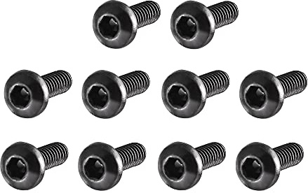 uxcell M2x6mm Thread Button Head Hex Socket Cap Screw Bolt 100pcs