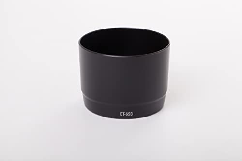vhbw Pare-Soleil Compatible avec Canon EF 70-300mm f4-5.6 is USM, EF 70-300mm f4.5-5.6 DO is USM Objectif 58mm - Cache Noir, Plastique, Rond, 9,6 cm - Remplacement pour ET-65B