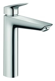 hansgrohe Logis Modern Low Flow Water Saving 1-Handle 1 10-inch Tall Bathroom Sink Faucet in Chrome, 71090001