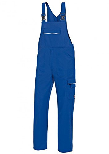 BP 1604-559-13-54l Latzhose, Stretch-Hosenträger mit Clipbefestigungen, 245,00 g/m² Stoffmischung, Königsblau, 54l