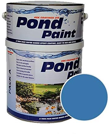 ASK Coatings Water Based Epoxy Resin Pond Paint 5L (Blue)