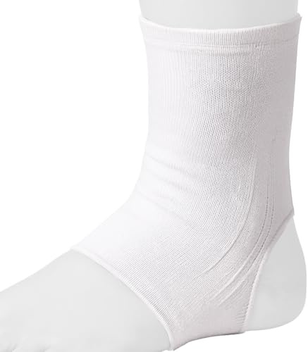 Bästa sport unisex elastisk ankelbandage-vit, stor