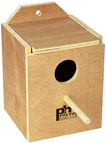 Prevue Pet Products BPV1101 Wood Inside Mount Nest Box for Birds, Finch