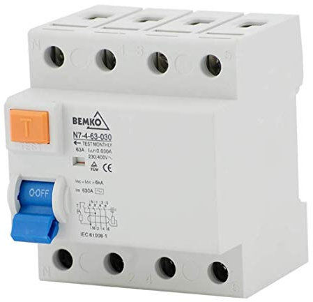 FI-Schutzschalter AC 4P 40A 100mA
