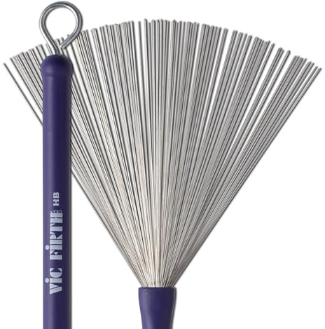 Vic Firth Retractable Wire Heritage Brush - Purple