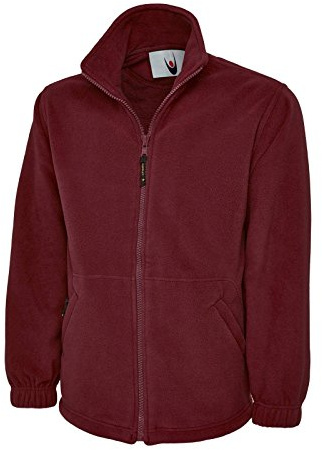 Uneek clothing Blusa unisex in pile, Bordeaux, L