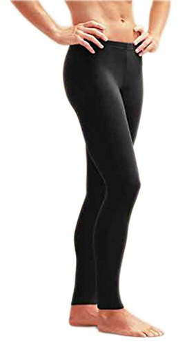 Schwimm Leggings Damen UV Schutz Schwimmhose Hose Bademode , Farbe-Klassisch Schwarz - L