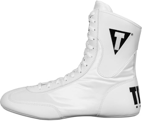Title Boxing Speed-Flex Encore Mid-Top Boxing Boots (White, UK Footwear Size System, Adult, Men, Numeric, Medium, 7)
