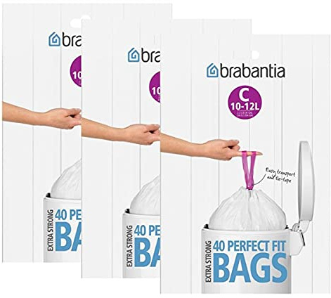 Brabantia Rubbish Bags 12 litres (C), 40 Bags