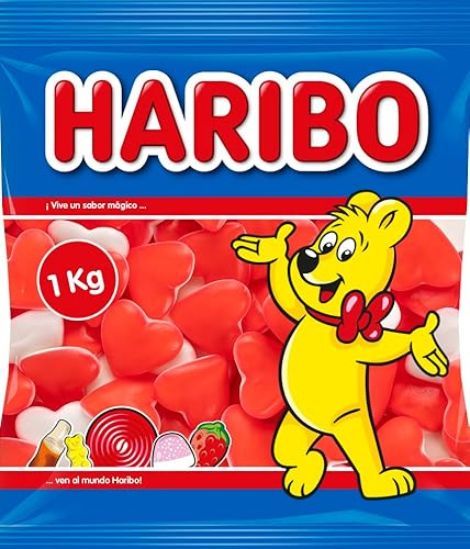 Haribo - Corazones - Caramelo de goma - 1 kg