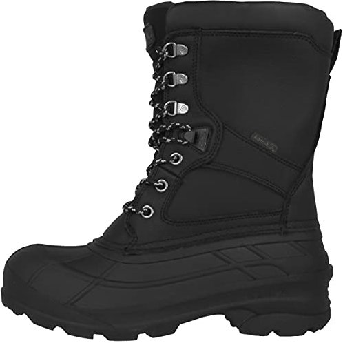 Kamik NATIONPRO, Herren Schneestiefel, Schwarz (Black-Noir), 43 EU (10 UK)