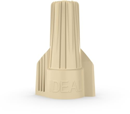 IDEAL Electrical 30-341P Twister Wire Connector, Model 341 Tan, (100/Bag)
