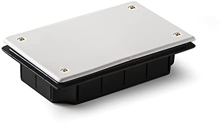 FAMATEL - Cajas empotrar registros ICT IP30 | ICT RTR TB+RDSI | Tapa con tornillos | 100x170x40 mm | Blanco y negro