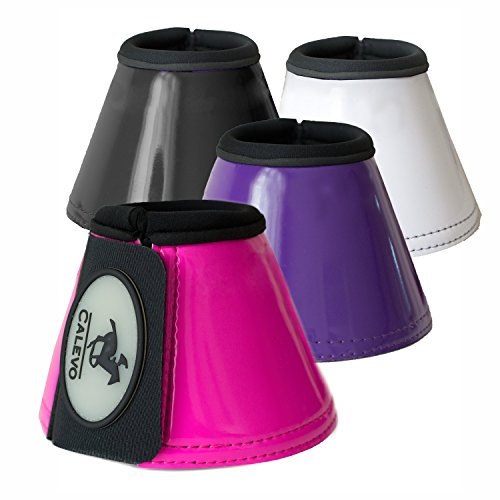 CALEVO - Pony Lack Kunstleder Springglocken Shine