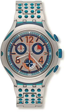 Swatch YYS4007AG - Cronografo da uomo al quarzo con diversi materiali