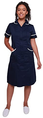Mirabella Health & Beauty Women's Kingfisher Healthcare Step in Dress Navy-White 12 UK