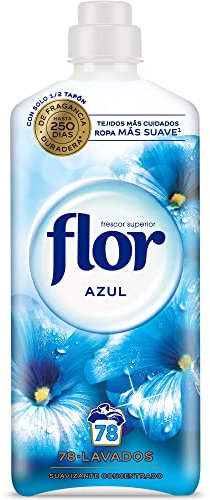 Flor Azul - Suavizante para La Ropa Concentrado (78 lavados) - 1404ml