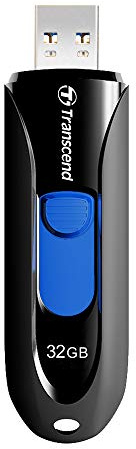 Transcend JetFlash 790 32GB USB 3.0 Flash Drive (USB 3.1 Gen 1 / USB 3.2 Gen 1)-Black TS32GJF790K