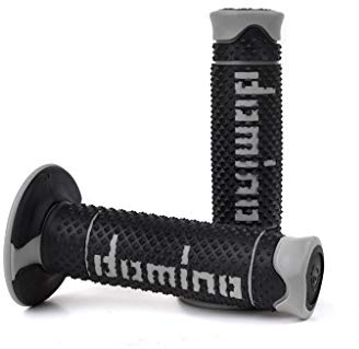 Domino Manopole Off-Road Nero/Grigio
