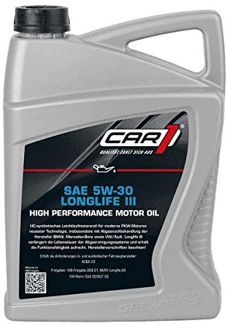 Car 1 - Synthetic Motorenöl - SAE 5W-30 Longlife III