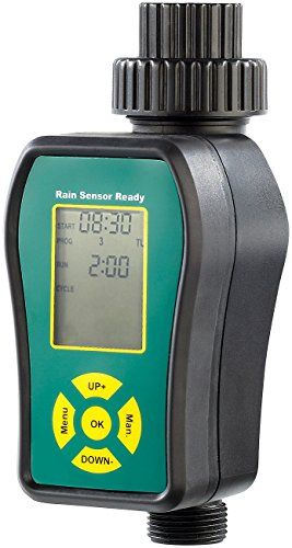 Royal Gardineer Bewässerungscomputer: Digitale Bewässerungsuhr für automatische Bewässerung (Zeitschaltuhr Gartenschlauch, Zeitschaltuhr Wasserschlauch, Uhr)