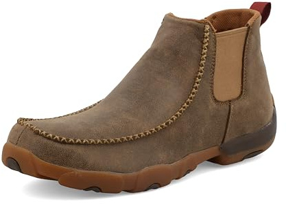 Twisted X Men's 4 Chelsea Driving Moc, Moc Toe, Bomber, 11.5 M