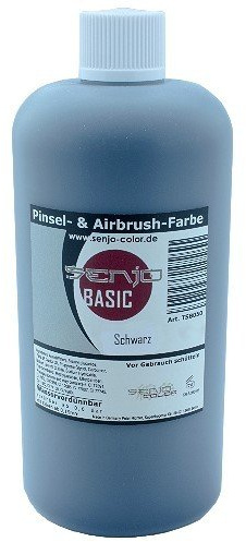 Senjo Color Basic bodypainting färger I vattenlöslig kroppsfärg | flytande för airbrush och pensel I 500 ml turkos