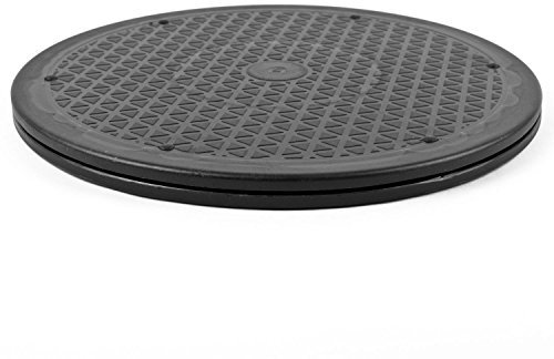 KOMODO 12 Inch multi Purpose 360 degree rotating platform / (300mm) 30 centimetre turntable/for use with TVs, computer monitors, laptop, plants, cake decorating, hifi speakers - lazy susan