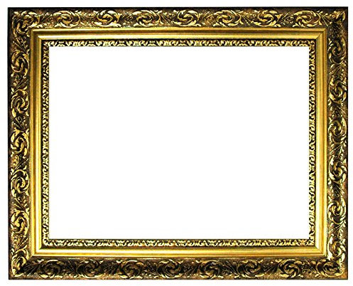 Barockrahmen Gold fein verziert 840 ORO, 50x70 Leerrahmen
