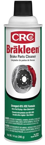 CRC Brakleen 1003695 Brake Cleaner Spray Non-Chlorinated Low VOC, 14 oz, [1 Pack]