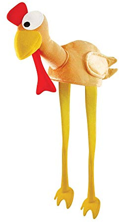HENBRANDT Fancy Dress Adults Christmas Xmas Turkey Gobbler Hat With Legs