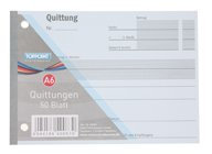 50x Stylex Quittungsblock Quittungen 50 Blatt DIN A6