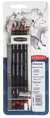 Derwent Charbon Crayon Mixte jeu de m-dias